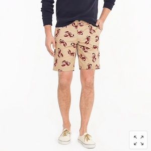 9” Stretch Short in Lobster Print